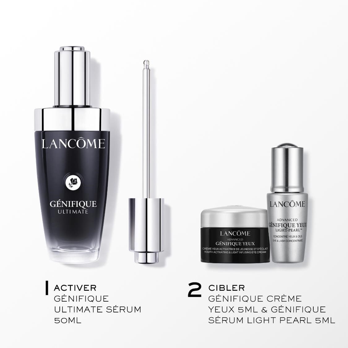 КОМПЛЕКТ ГРИЖА ЗА КОЖАТА GENIFIQUE ULTIMATE SERUM 50 ML