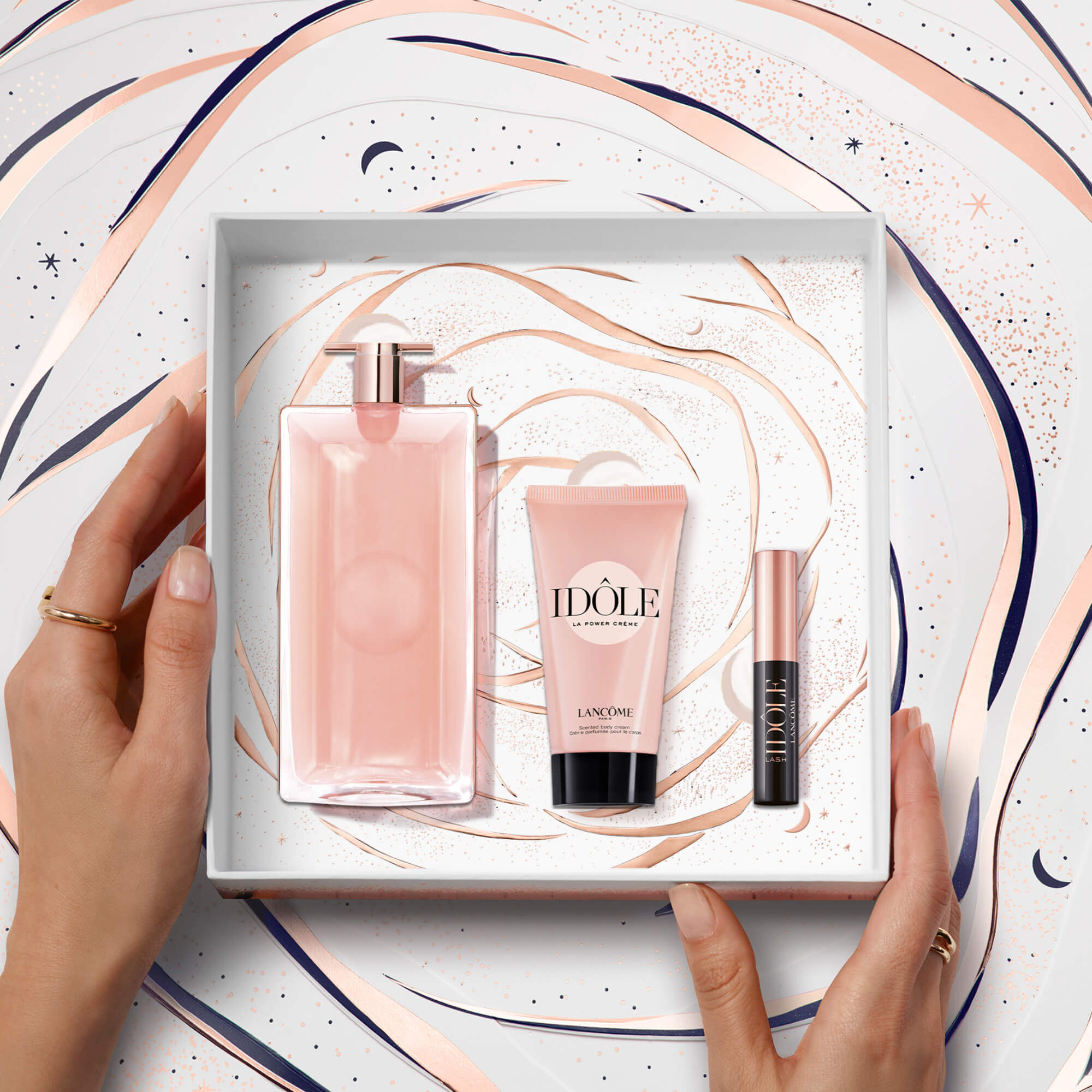 IDOLE 50ML КОМПЛЕКТ ЗА ВЪНШЕН ВИД НА ОЧИТЕ